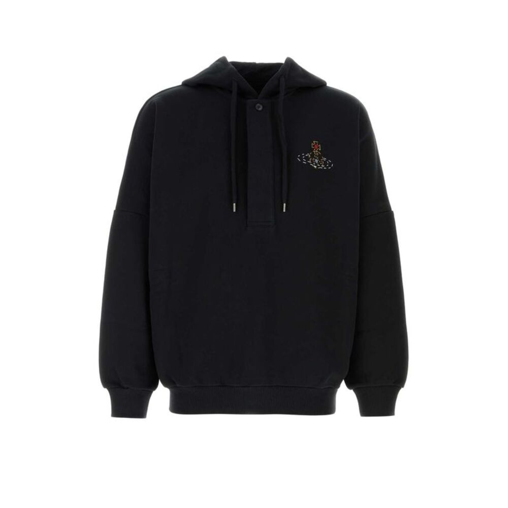 Vivienne Westwood Men Black Cotton Sweatshirt